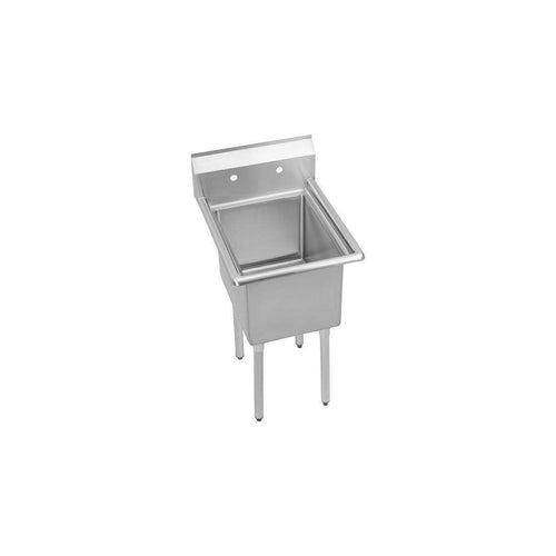 Elkay SE1C18X18-0X 1 Comp. Sinks, 23X24 OA, 18X18X11 B, No