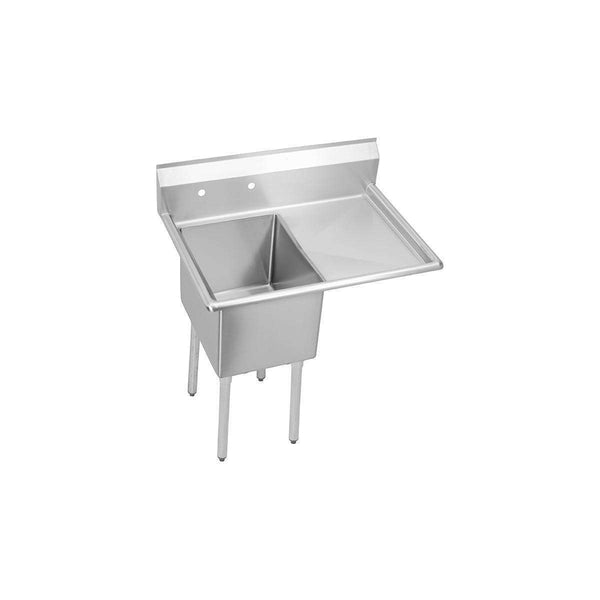 Elkay E1C24X24-R-24X 1 Comp. Sinks, 51X30 OA, 24X24X12 B, R