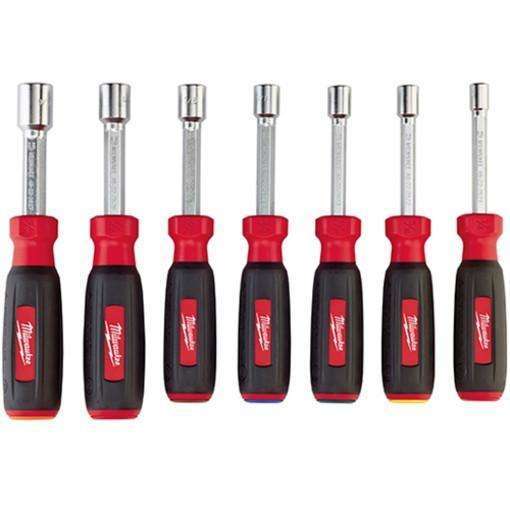 Milwaukee 7 PC Magnetic HollowCore SAE Nut Driver Set