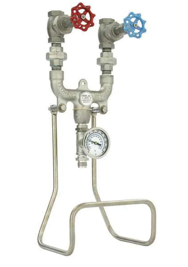 Leonard Valve ST-75-LF-ED Stainless Steel Manual Blender Hose Station