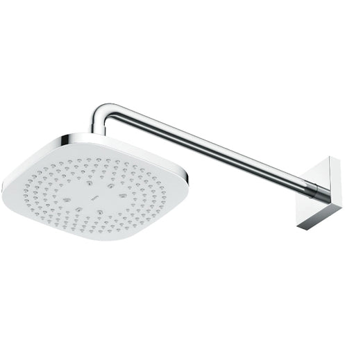 TOTO G Series Square Single Spray 8.5 inch 2.5 GPM Showerhead with COMFORT WAVE Technology, Polished Chrome TBW02003U1