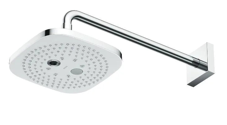 TOTO G Series Square Two Spray Modes 8.5 inch 2.5 GPM Showerhead with COMFORT WAVE and WARM SPA, Polished Chrome TBW02004U1