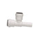 Watts 3533R-1410 3/4 IN x 3/4 IN x 1/2 IN CTS Off-White Polysulfone Quick-Connect Reducing Stackable Tee