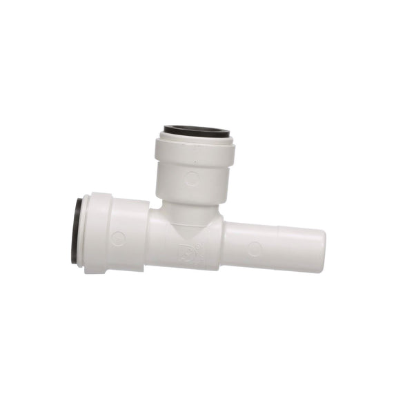 Watts 3533R-1004 1/2 IN CTS x 1/2 IN CTS x 1/4 IN OD Off-White Polysulfone Quick-Connect Reducing Stackable Tee