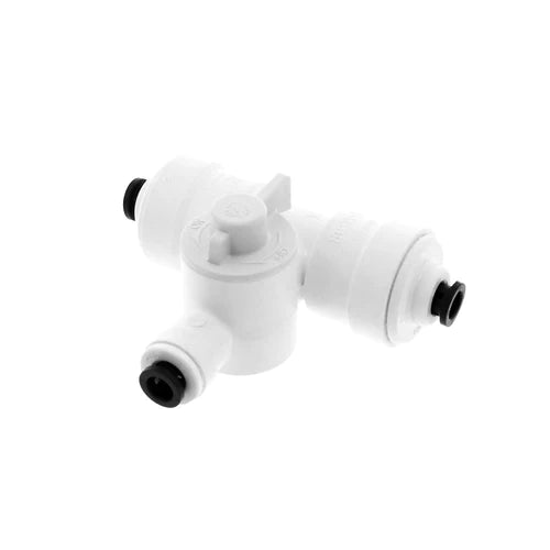 Watts 3550-0404 1/4 In Od X 1/4 In Od Quick Connect Tee Valve