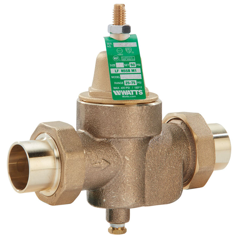 Watts Pressure Reducer Pressure Regulator 1/2 - 3/4 - 1 with Pressure  Gaug