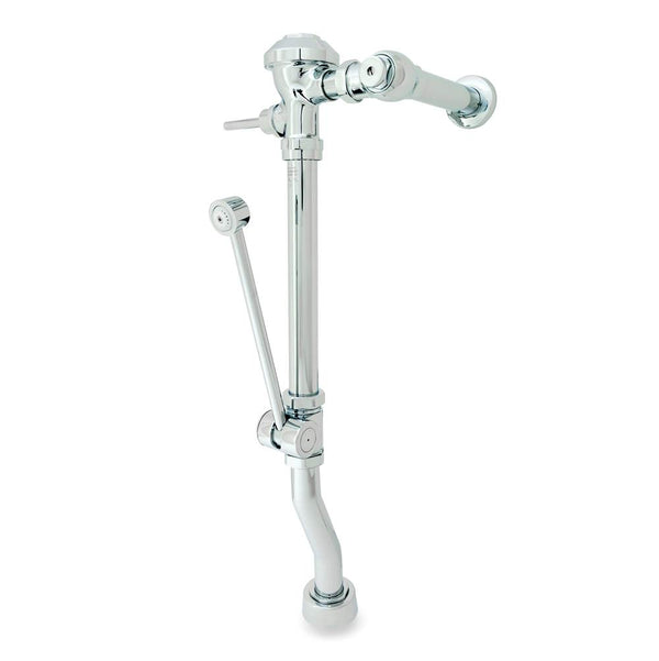 Zurn AquaVantage AV 1.6 GPF Manual Flush Valve with Bedpan Washer for Water Closets with Handicap Grab Bar with Zurn SHIELD coating Z6011AV-WS1-2BG-BWN