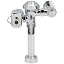 Zurn AquaFlush Plus PL ZEMS Exposed Hardwired Sensor Diaphragm Flush Valve with 1.6 GPF, 11-1/2" Rough-In, 1-1/2" Top Spud, and Manual Override Button in Chrome ZEMS6000PL-WS1.0002