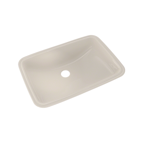 TOTO 19" x 12-3/8" Rectangular Undermount Bathroom Sink with CeFiONtect, Sedona Beige LT542G#12