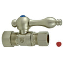 Kingston CC44458 O.D. Comp, 1/2" O.D. Comp Straight Shut-off