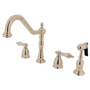 Kingston Brass KB1796ALBS Wsp Kitchen Faucet Nickel