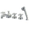 Kingston Brass KS33315AX Roman Roman Tub Filler 5 Pieces