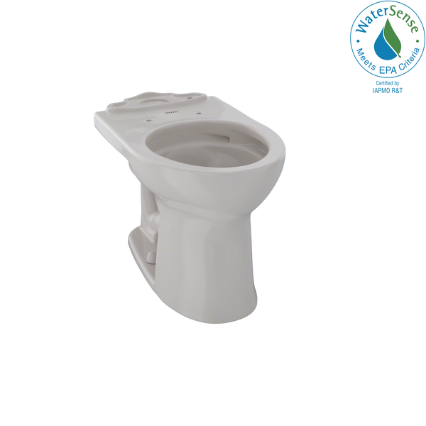 TOTO Drake II Universal Height Round Toilet Bowl with CeFiONtect, Sedona Beige CST453CEFG#12