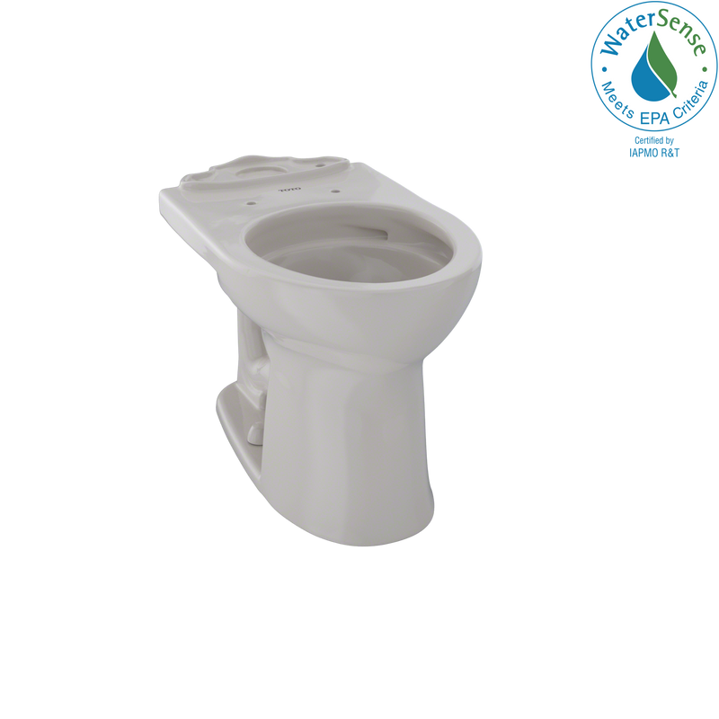 TOTO Drake II Universal Height Round Toilet Bowl with CeFiONtect, Sedona Beige CST453CEFG