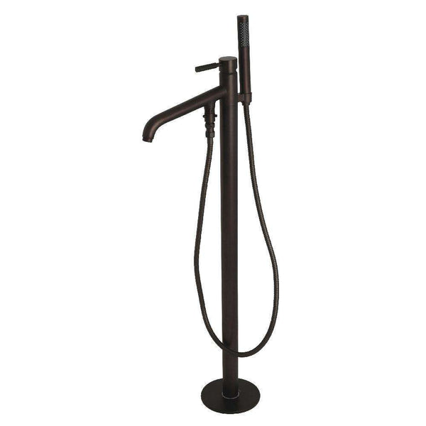 Kingston Brass KS8135DKL Kaiser Sgl Handle Freestanding Tub