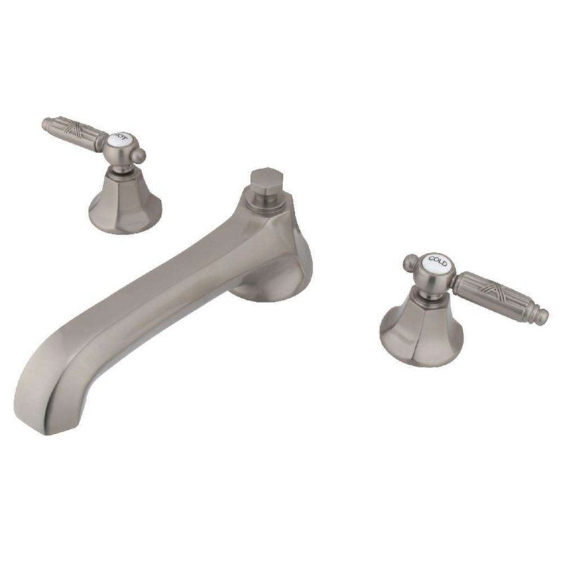 Kingston Brass KS4308GL Roman Tub Filler, Brushed Nickel