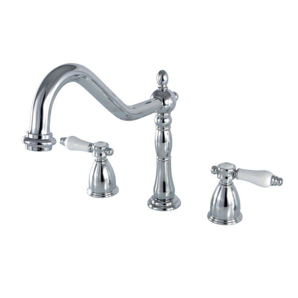 Kingston Brass KB1791BPLLS Widespread Kitchen Faucet