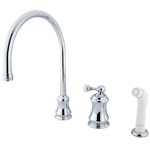 Kingston Brass KS3811BL Widespread Kitchen Faucet