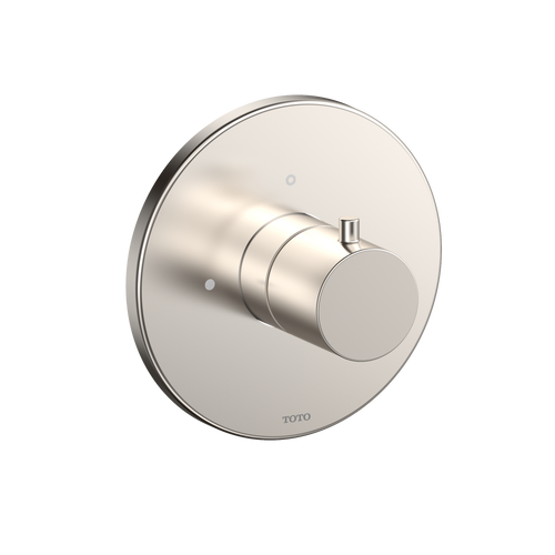 TOTO Round Volume Control Valve Shower Trim, Brushed Nickel TBV01101U#BN