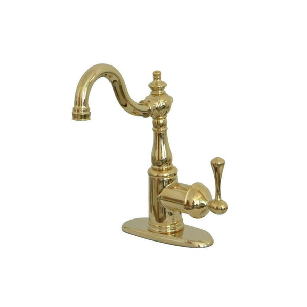 Kingston Brass KS7492BL English Vt Bar Faucet W/ Cover Plate