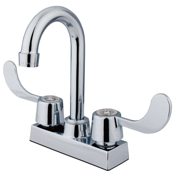 Kingston Brass KB451 Vista 4" Bar Faucet With Blade Handle