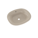 TOTO Maris 17-5/8" x 14-9/16" Oval Undermount Bathroom Sink with CeFiONtect, Bone LT483G