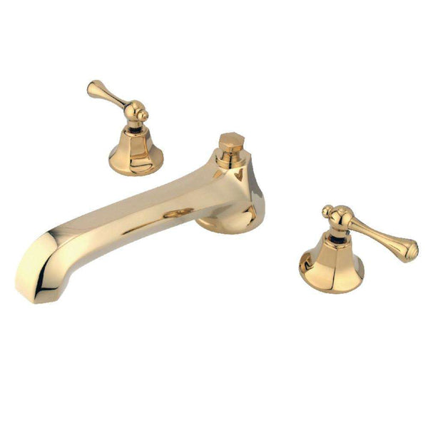 Kingston Brass KS4302BL Roman Tub Filler, Polished Brass