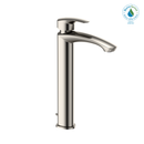 TOTO GM 1.2 GPM Single Handle Vessel Bathroom Sink Faucet with COMFORT GLIDE Technology, Polished Nickel TLG9305U