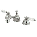 Kingston Brass KS3968WLL 8 in. Widespread Bathroom Faucet