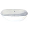 Kingston VTDE673023 67" Acrylic Freestanding Oval Tub Drain