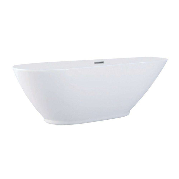 Kingston VTDE693223 69" Acrylic Freestanding Oval Tub Drain