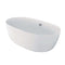 Kingston VTDE713321 71" Acrylic Freestanding Oval Tub Drain