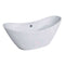 Kingston VTDS682929 68" Acrylic Fst Db Slipper Bathtub