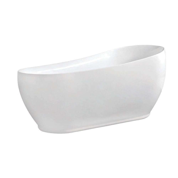 Kingston VTRS723432 71" Acrylic Freestanding Sg Slipper Tub