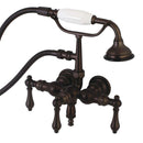 Aqua Vintage AE19T5 Wall Mount Clawfoot Tub Faucet with