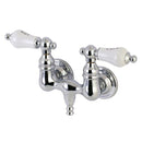 Aqua Vintage AE34T1 Wall Mount Tub Filler, Polished Chrome