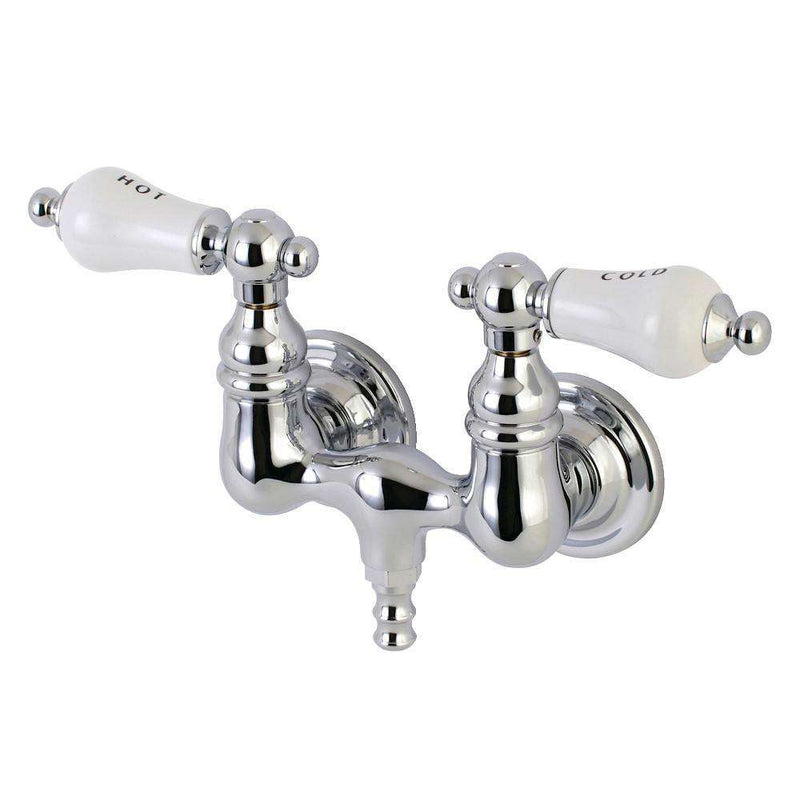 Aqua Vintage AE34T1 Wall Mount Tub Filler, Polished Chrome