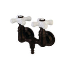 Aqua Vintage AE39T5 Wall Mount Tub Filler, Oil Rubbed Bronze