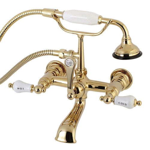 Aqua Vintage AE555T2 Wall Mount Clawfoot Tub Faucet