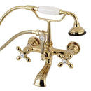 Aqua Vintage AE557T2 Wall Mount Clawfoot Tub Faucet