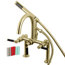 Aqua Vintage AE8107DKL Kaiser 2-Hnd 7-Inch Deck Mount Clawfo