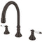 Kingston Brass KS2345PL Roman Tub Filler, Oil Rubbed Bronze