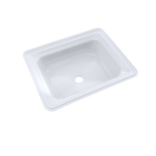 TOTO Guinevere Rectangular Undermount Bathroom Sink with CeFiONtect, Cotton White LT973G#01