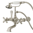 Kingston Brass CC547T8 Vintage 7" Wall Mount Tub Filler