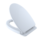 TOTO SoftClose Non Slamming, Slow Close Elongated Toilet Seat and Lid, Cotton White SS124
