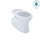 TOTO Vespin II Universal Height Elongated Skirted Toilet Bowl with CeFiONtect, Cotton White CT474CUFG