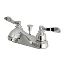 Kingston Brass FB5621NFL 4 in. Centerset Bath Faucet