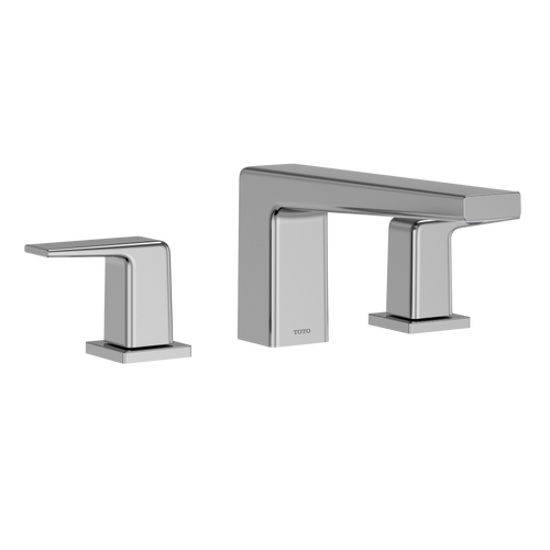 TOTO GB Two-Handle Deck-Mount Roman Tub Filler Trim, Polished Chrome TBG10201U#CP