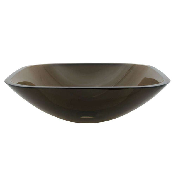 Fauceture EVSQFW4 1/2" Round Tempered Glass Vessel