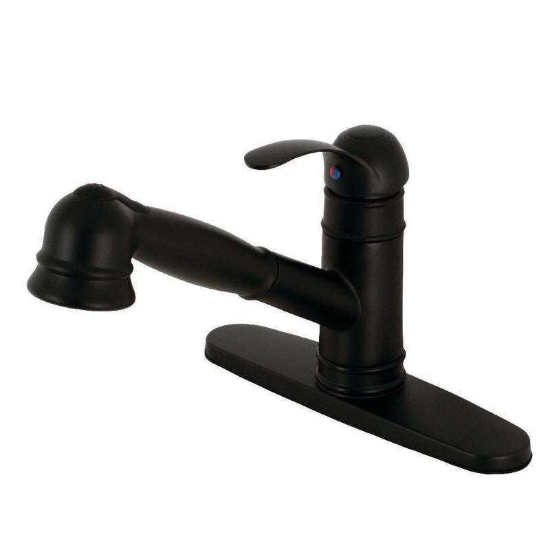 Kingston GSC7570WEL Sg-Hnd Kitchen Faucet Pull-Out Sp, Matte